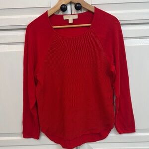 MICHAEL Michael Kors Red Long Sleeve sweater. Size M. Classy